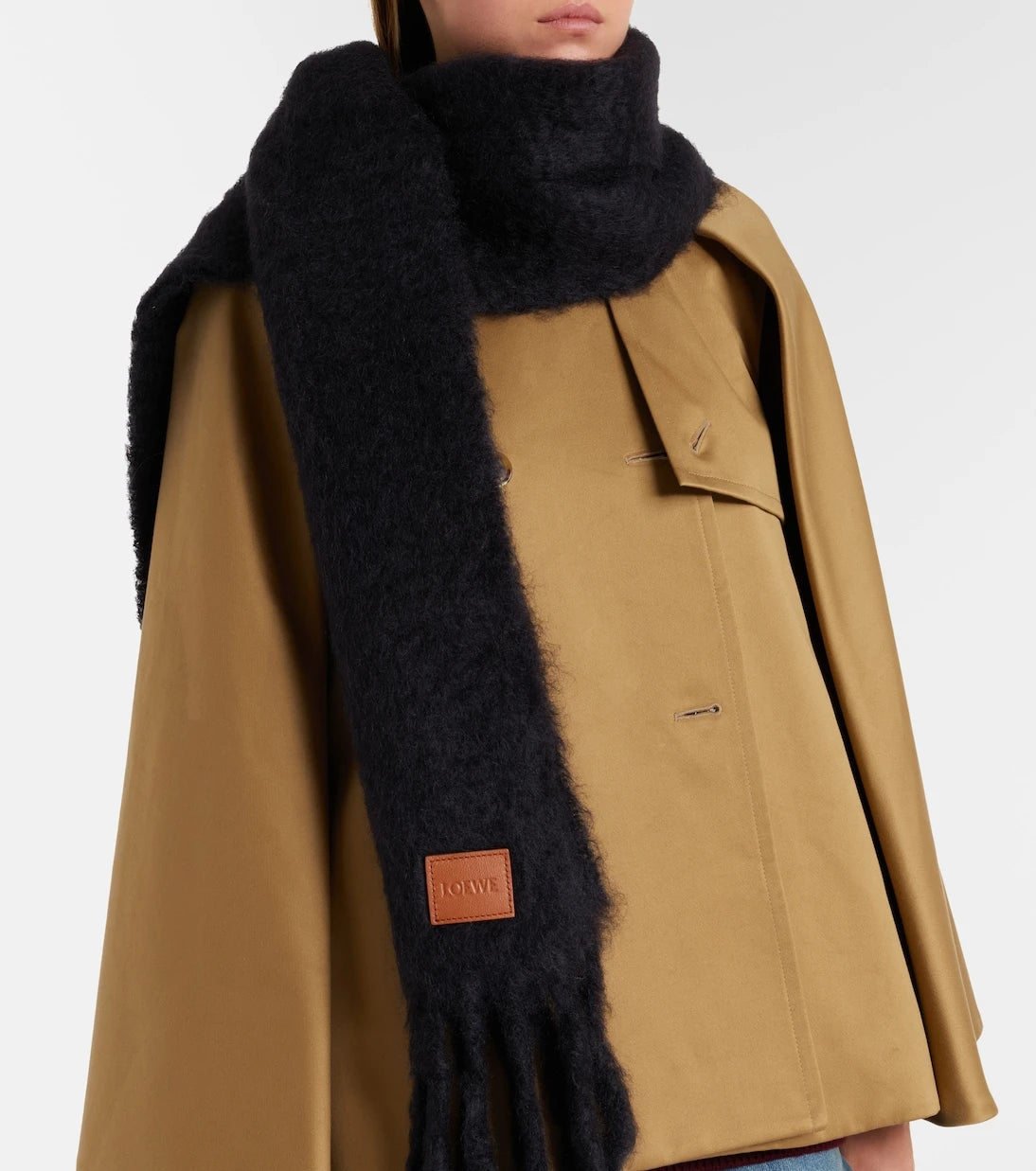 Loewe - Anagram mohair and wool-blend scarf