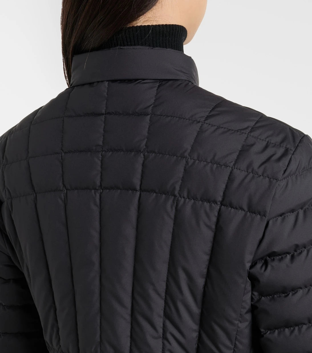 Moncler - Menthelong quilted down coat