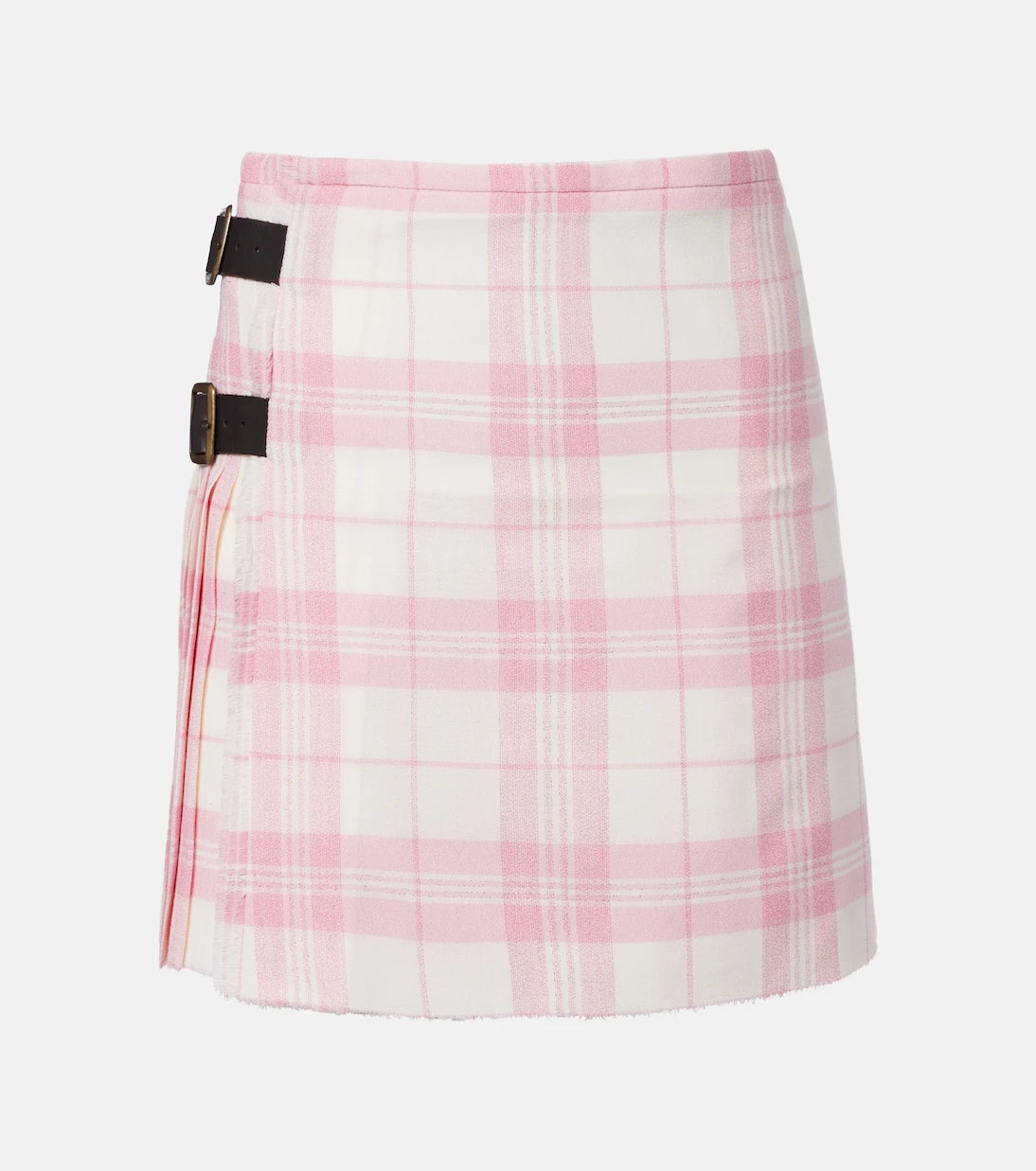 Vivienne Westwood - Plaid wool-blend miniskirt