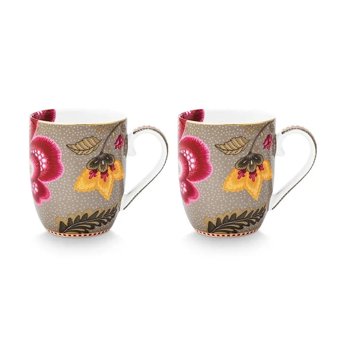 Pip Studio 200 ml Sırlı Porselenden Seramik Fincan Seti