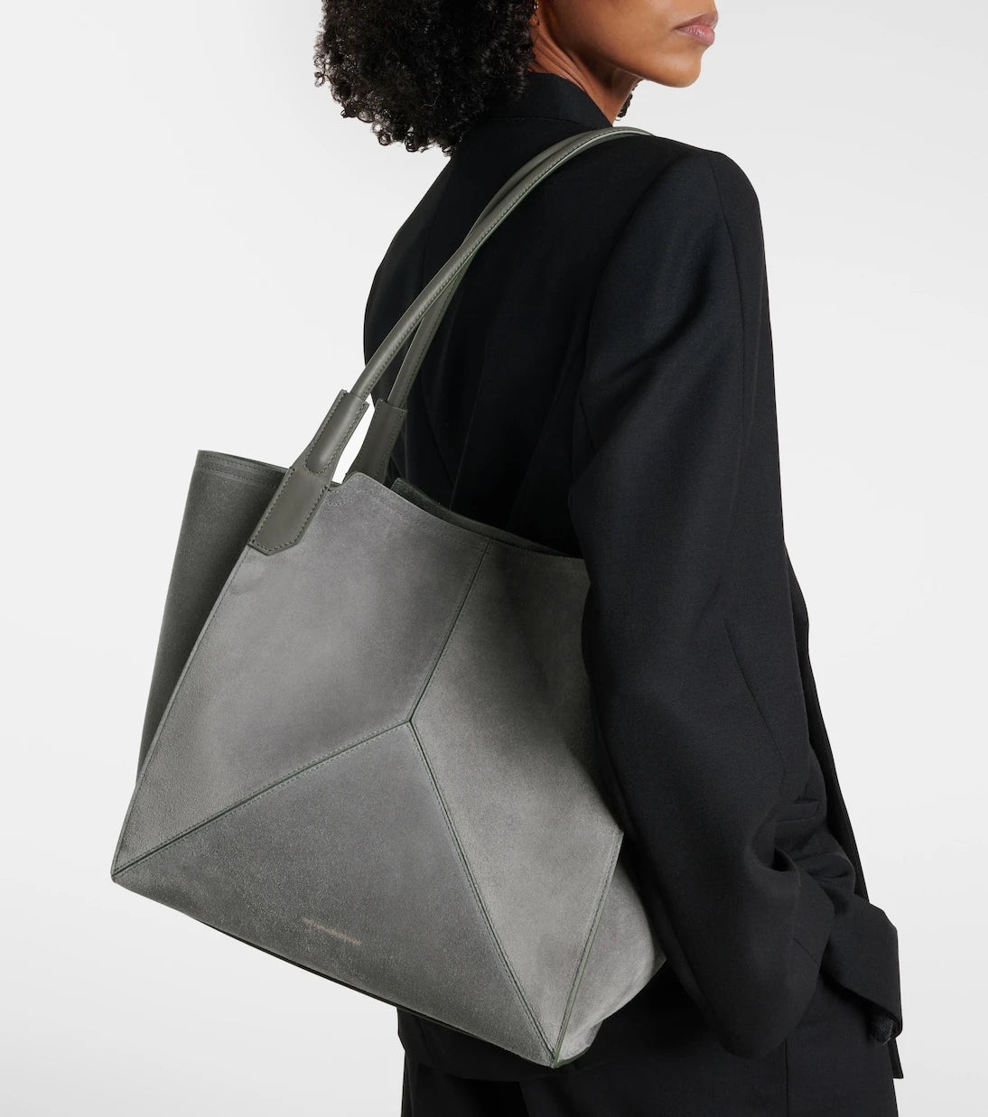 Victoria Beckham - Victoria Small suede tote bag