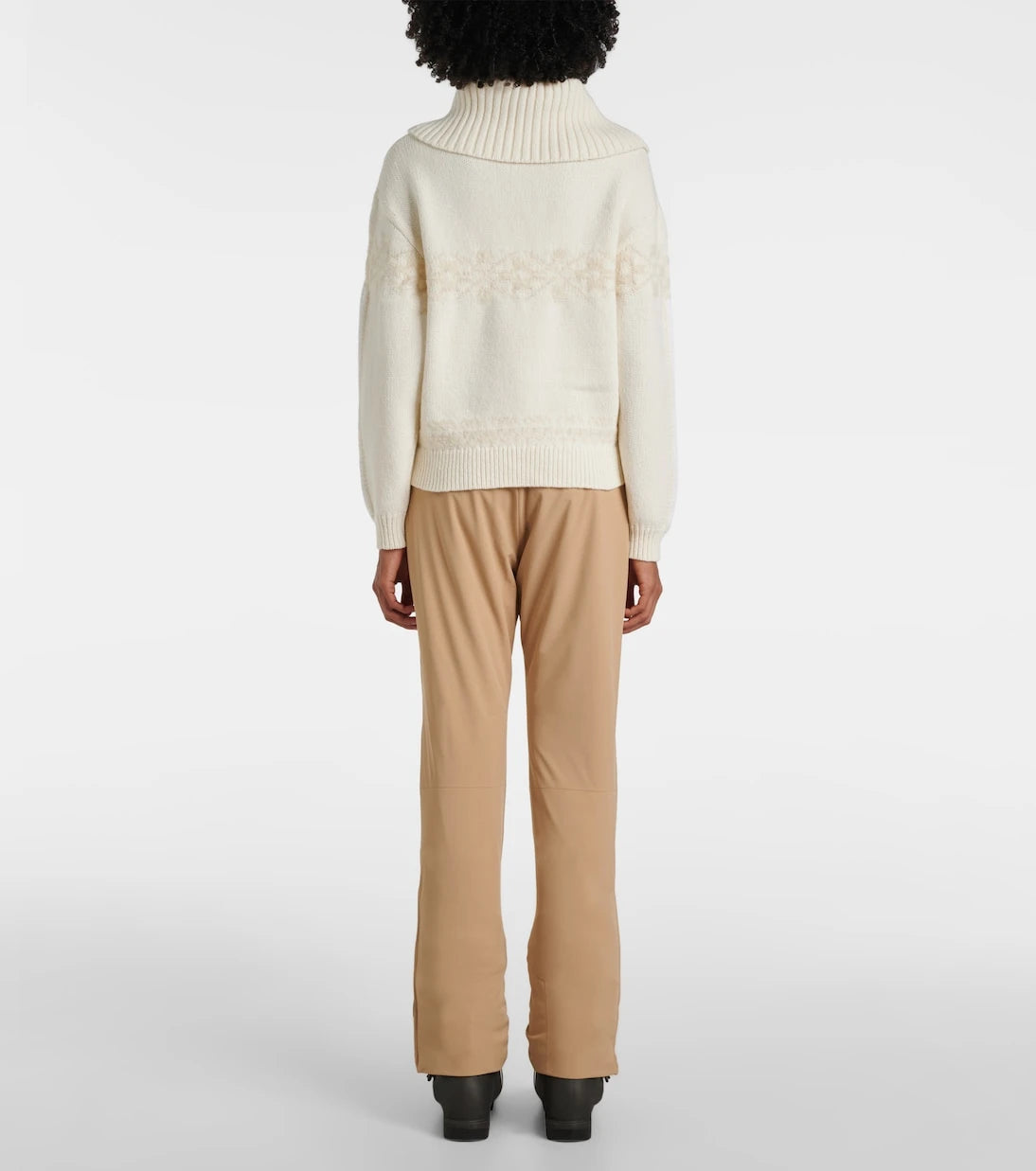 Bogner - Elana jacquard wool-blend half-zip sweater