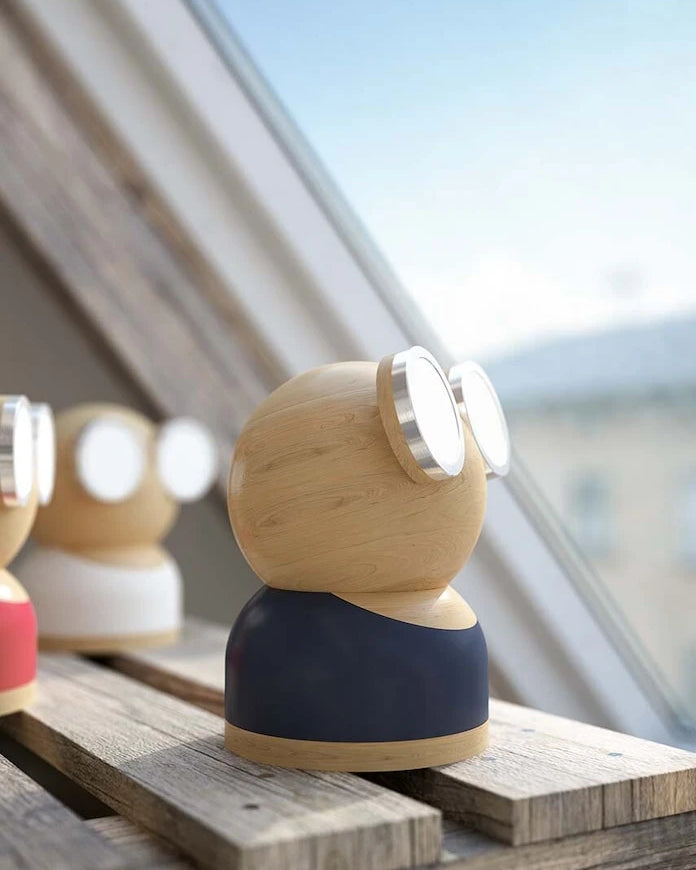 Нощна led лампа Design Nest Mr Watt Goggle