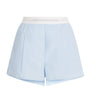 Alexander Wang Blue Cotton Logo Shorts
