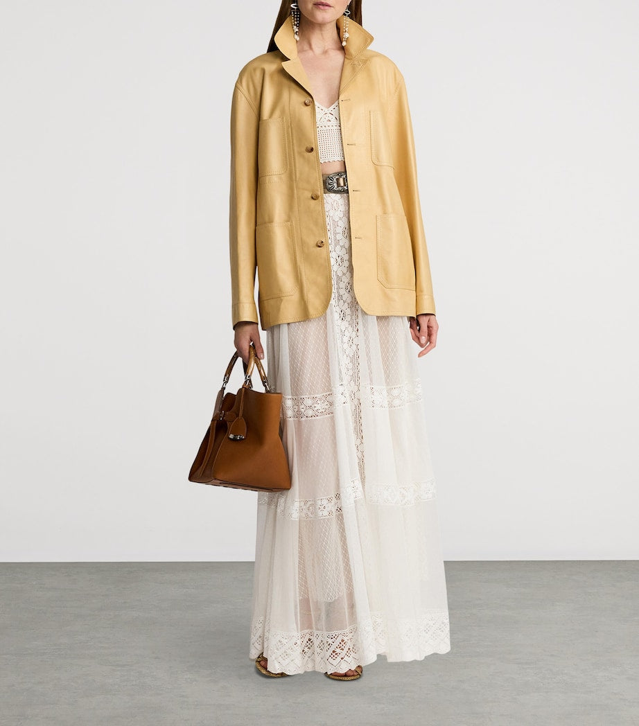 Ralph Lauren Collection Leather Adrianna Jacket