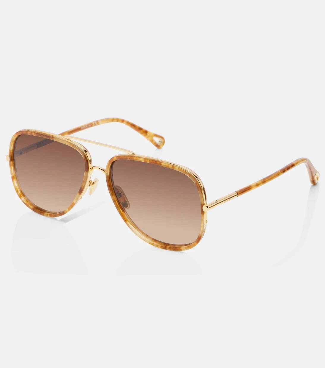 Chloé - Tubolar aviator sunglasses