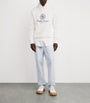 Polo Ralph Lauren White Cotton-Blend Polo Crest Hoodie