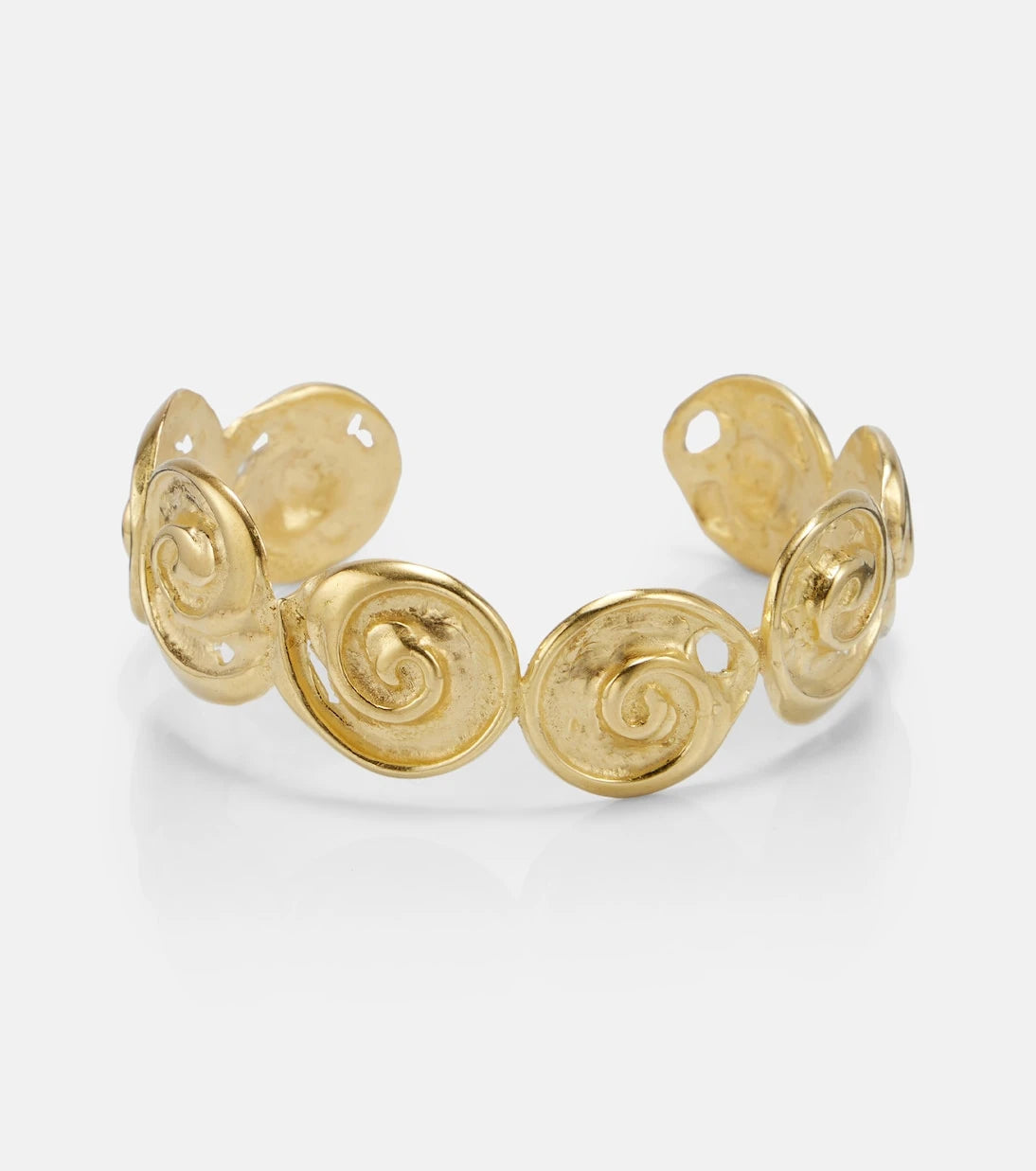Ysso - Cote 24kt gold-plated cuff bracelet