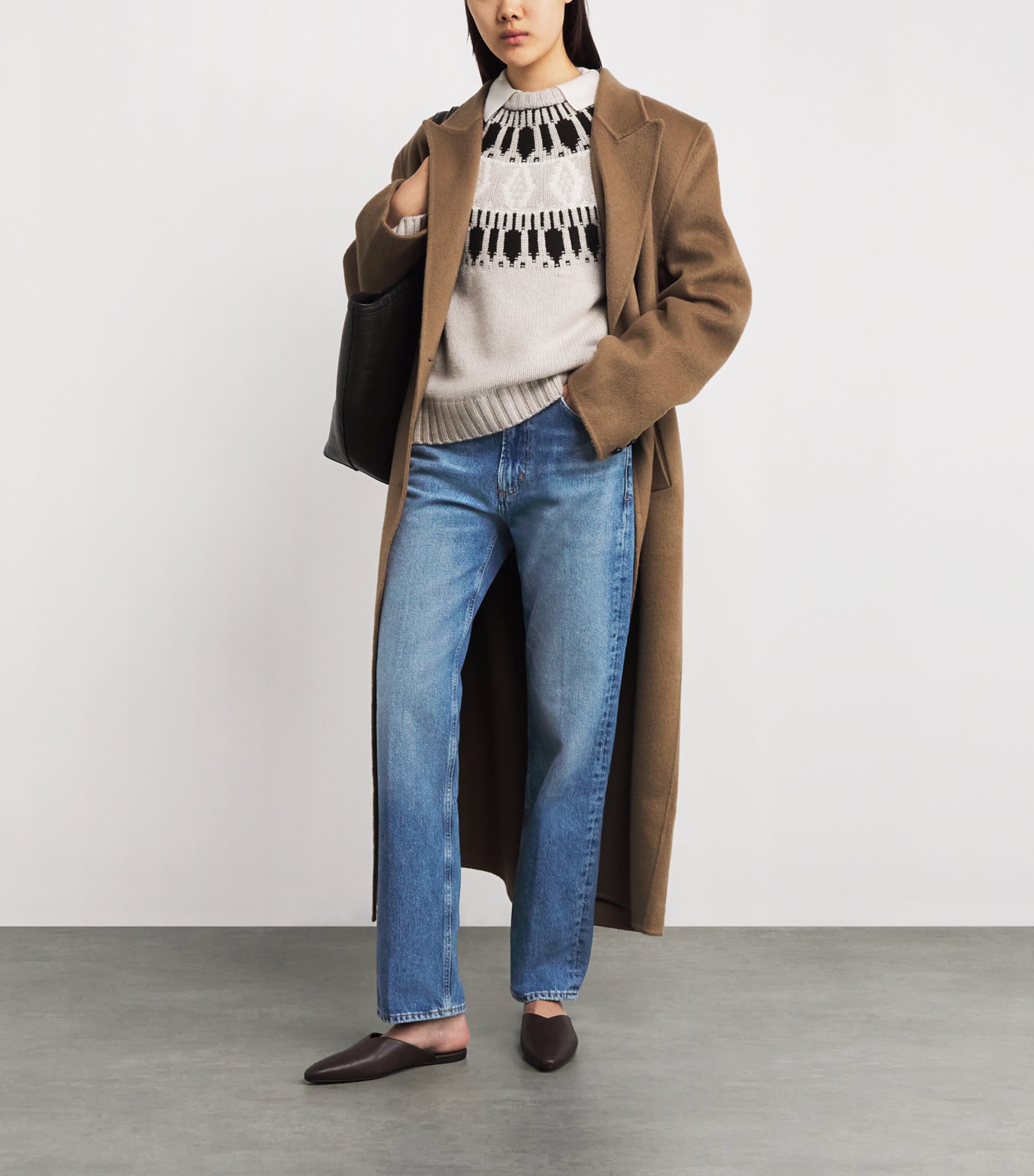 Citizens of Humanity Blue High-Waist Zurie Straight Jeans