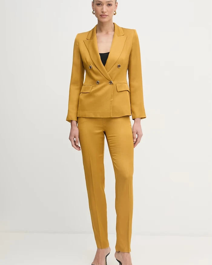 Marella Çift Düğmeli Kadın Viskon Blazer CHARME