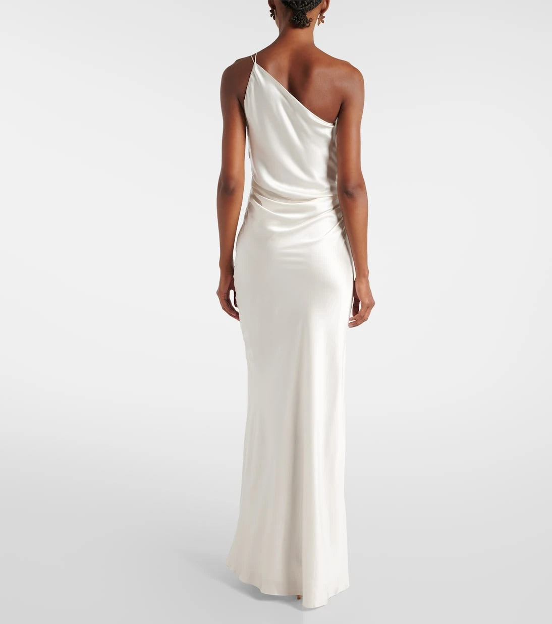 The Sei - One-shoulder silk satin gown
