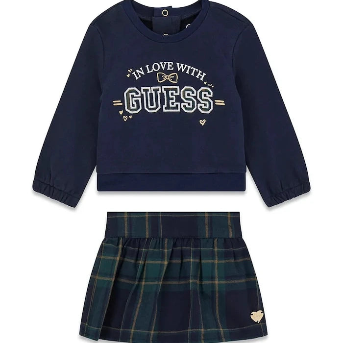 Guess çocuklar için pamuklu günlük takım