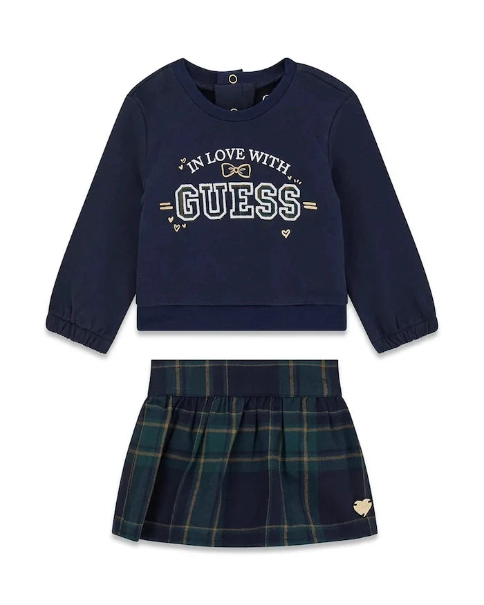 Guess çocuklar için pamuklu günlük takım