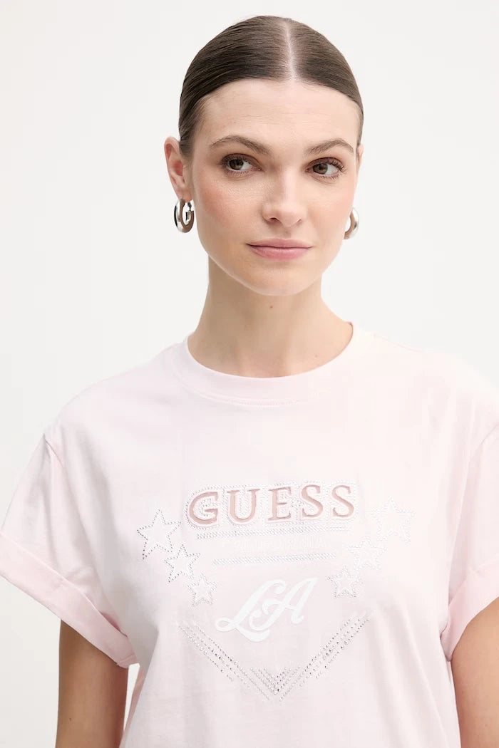 Памучна тениска Guess