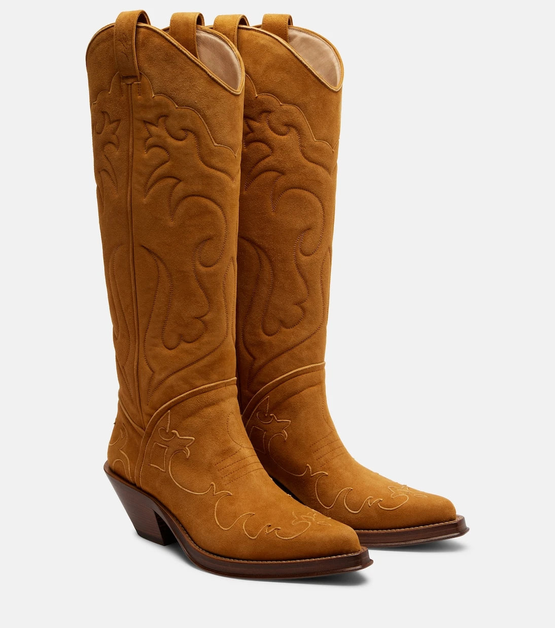 Gabriela Hearst - Capitana suede cowboy boots