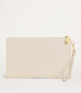 Ivory Medium Pebbled Leather Pouch