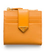 Prada Orange Small Saffiano Leather Bifold Wallet