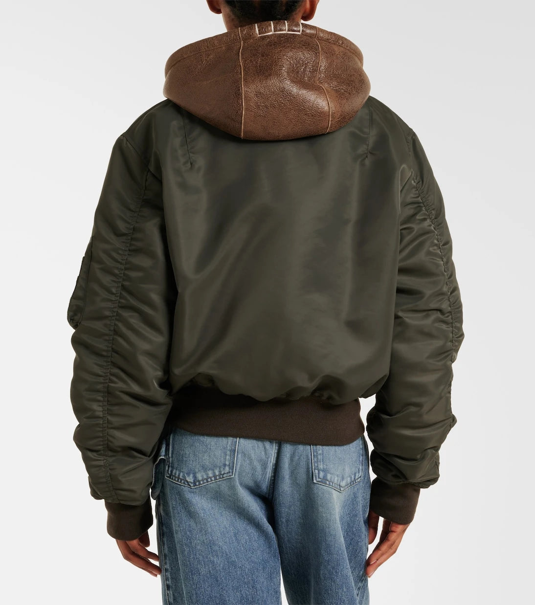 JW Anderson - Shearling-trimmed bomber jacket