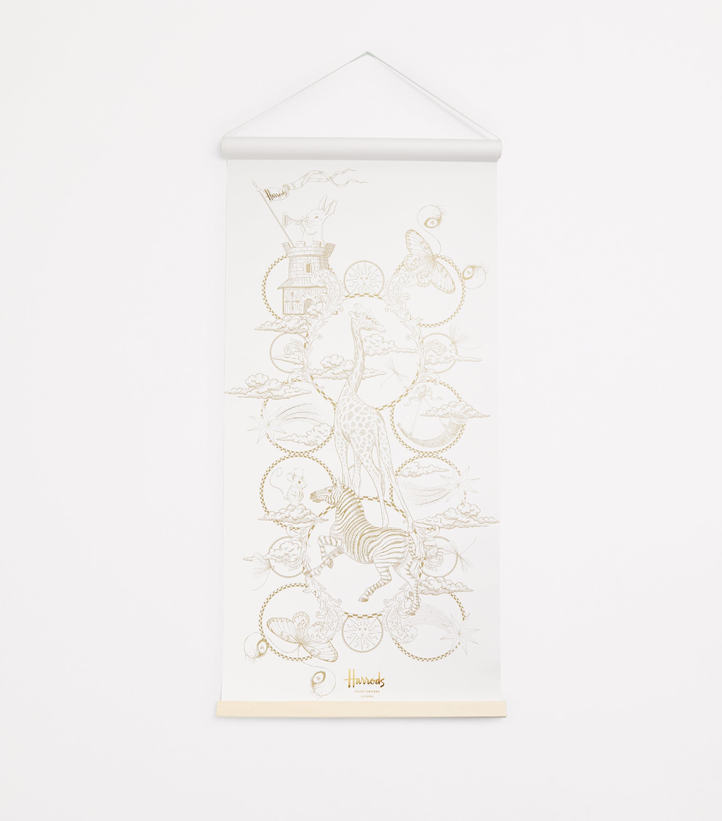 Harrods Hanging Colouring Poster