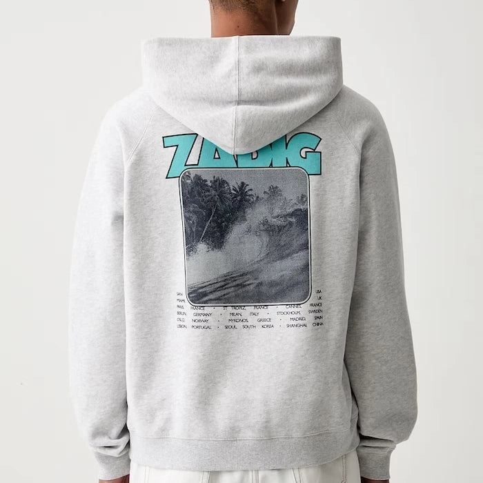 Pamuklu erkek GEORGIO kapüşonlu sweatshirt Zadig&Voltaire