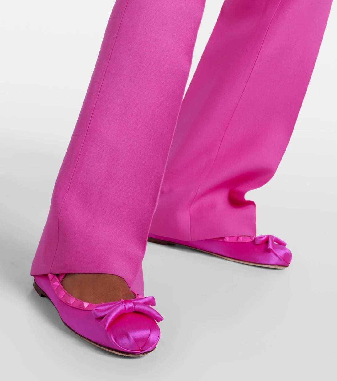 Valentino Garavani - Rockstud embellished ballet flats