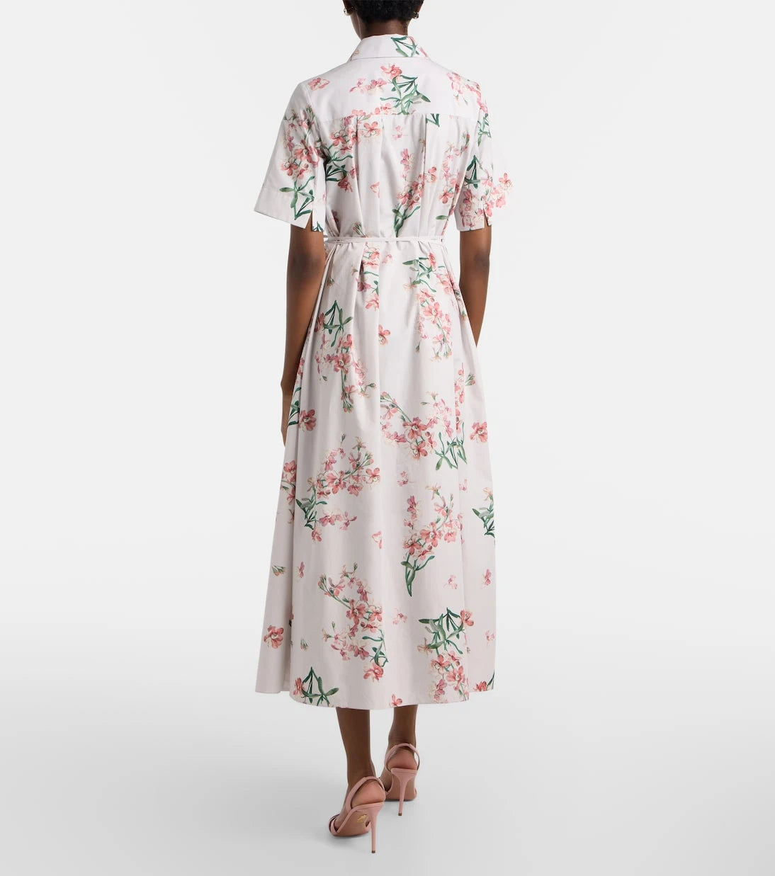 Erdem - Floral cotton shirt dress