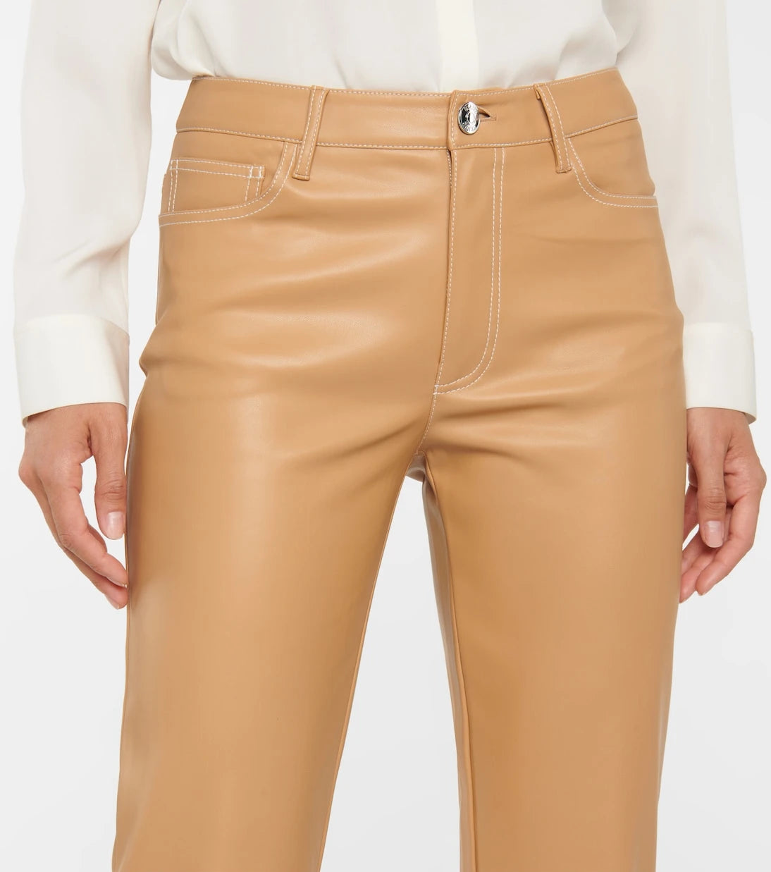 Staud - Elliot high-rise straight pants