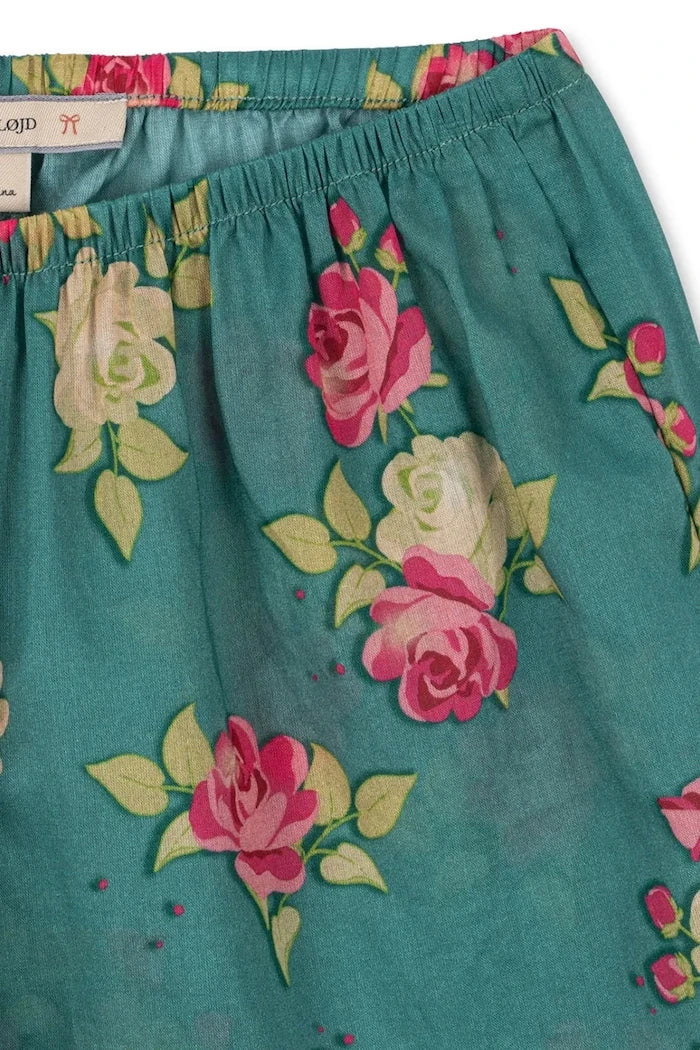 Konges Sløjd çocuk pamuklu pantolon VIOLA FRILL PANTS GOTS