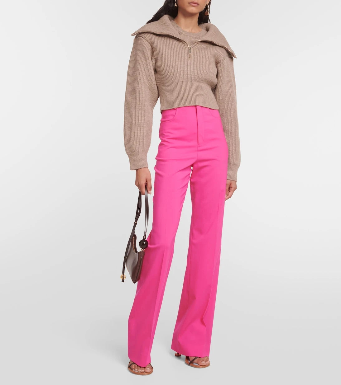 Jacquemus - Le Maille Risoul cropped wool sweater