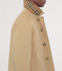 Burberry Yellow Cotton Camden Heritage Short Car Coat