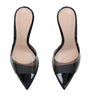 Gianvito Rossi Black Elle Mules 85