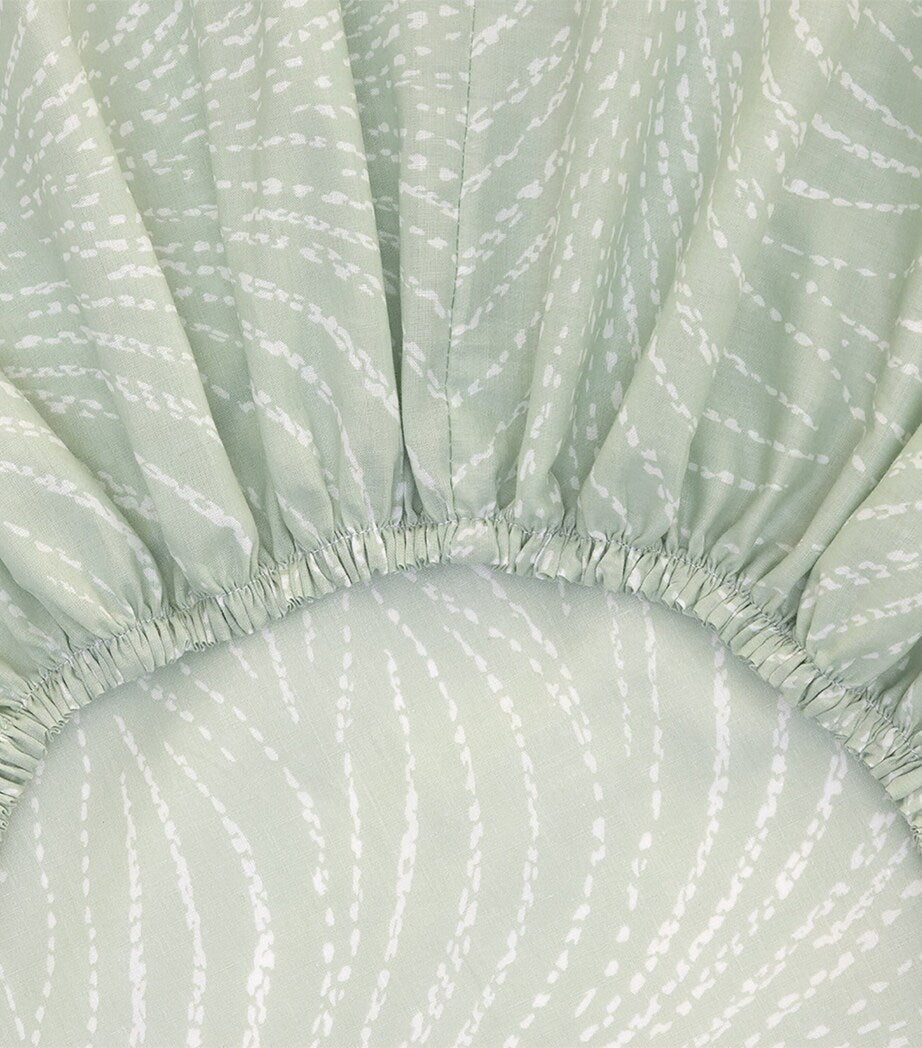 Yves Delorme Pollen Super King Fitted Sheet (180cm x 200cm)