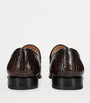 Crocodile Skin Duke Penny Loafers