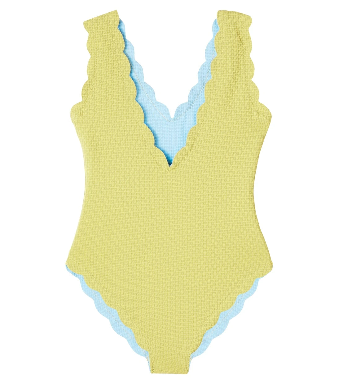 Marysia Bumby - Charleston reversible scalloped swimsuit