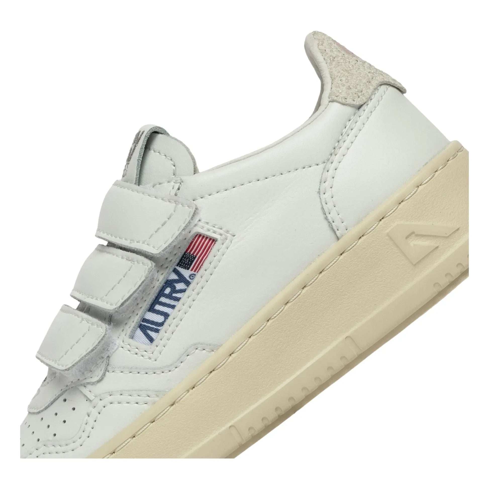 Autry - Kids Kidstripes Low Glitter Sneakers | Silver