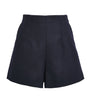 MAX&Co. Blue Wool-Blend Shorts