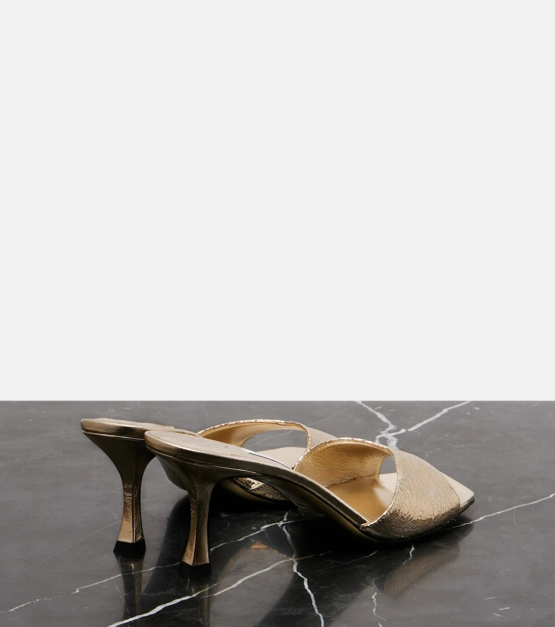 Jimmy Choo - Skye 70 metallic mules