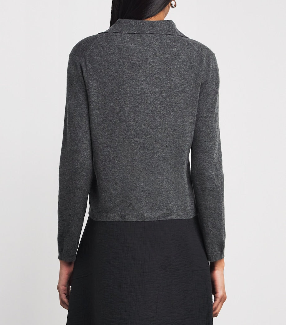 Grey Virgin Wool-Cashmere Moxa Sweater
