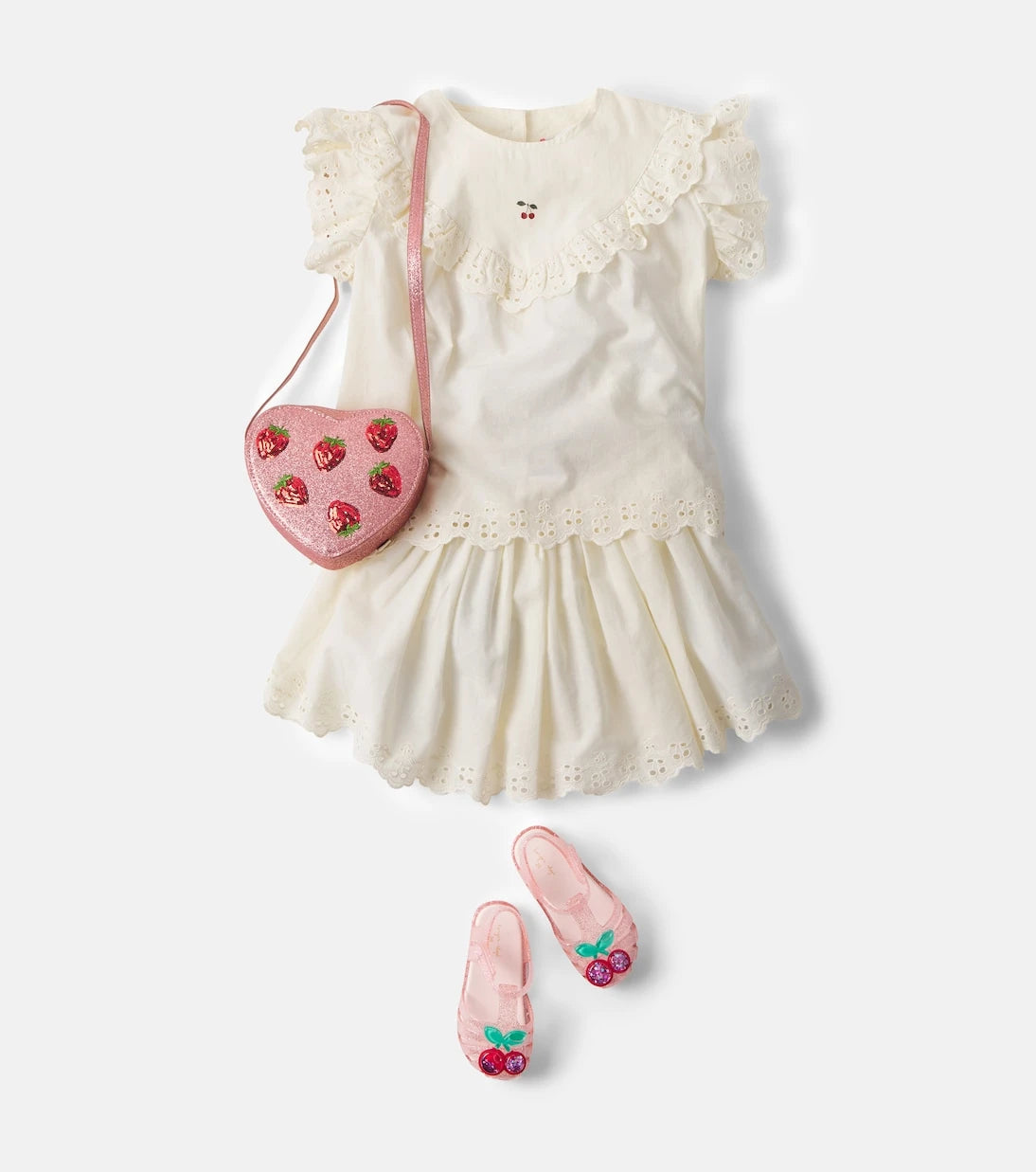 Konges Sløjd - Posey broderie anglaise cotton top