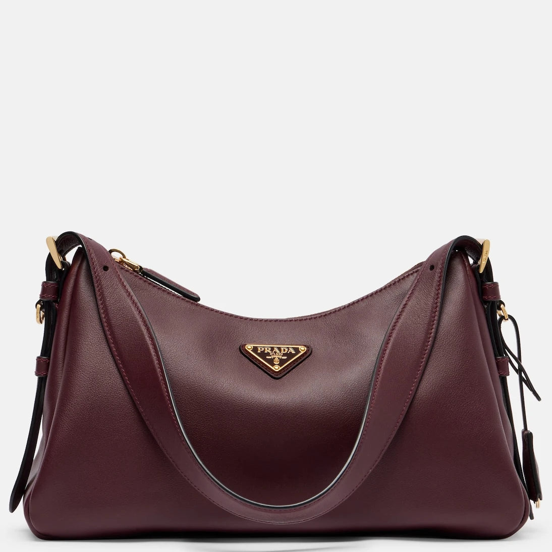 Prada - Prada Aimée Medium leather shoulder bag