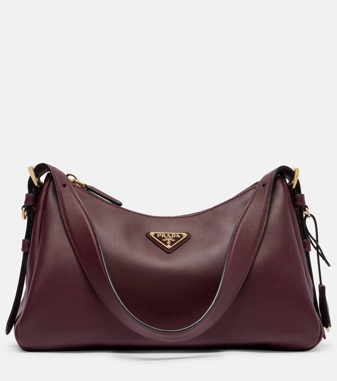 Prada - Prada Aimée Medium leather shoulder bag