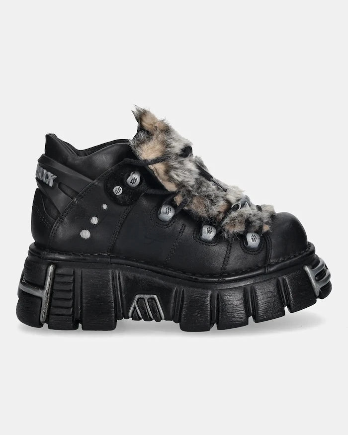 Кожени маратонки New Rock M-106NPELO-C1 CRUST NEGRO