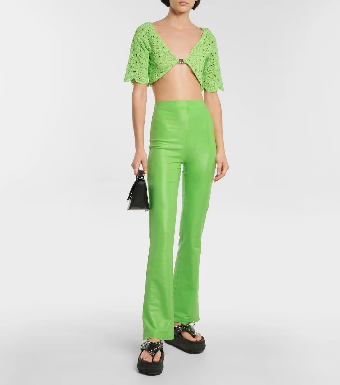 Rotate - Molikka flared leggings