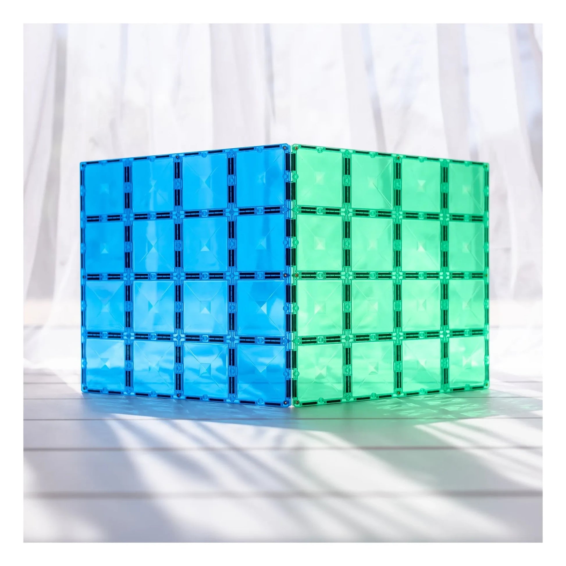Connetix - Base Blue &amp; Green - 2 pieces