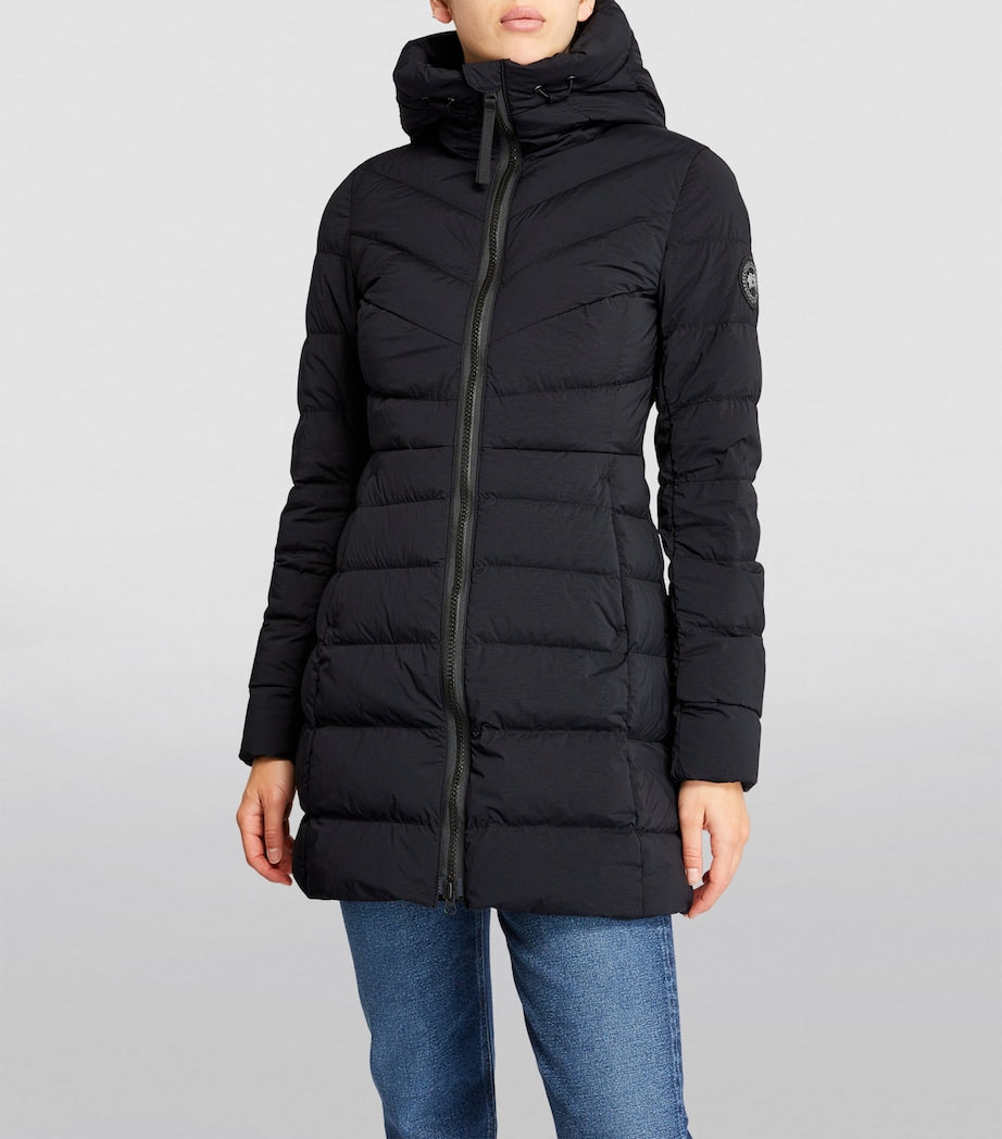 Black Down-Filled Clair Coat