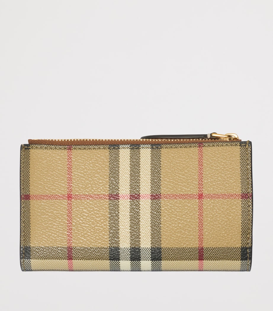 Burberry Brown Medium Check Bifold Wallet