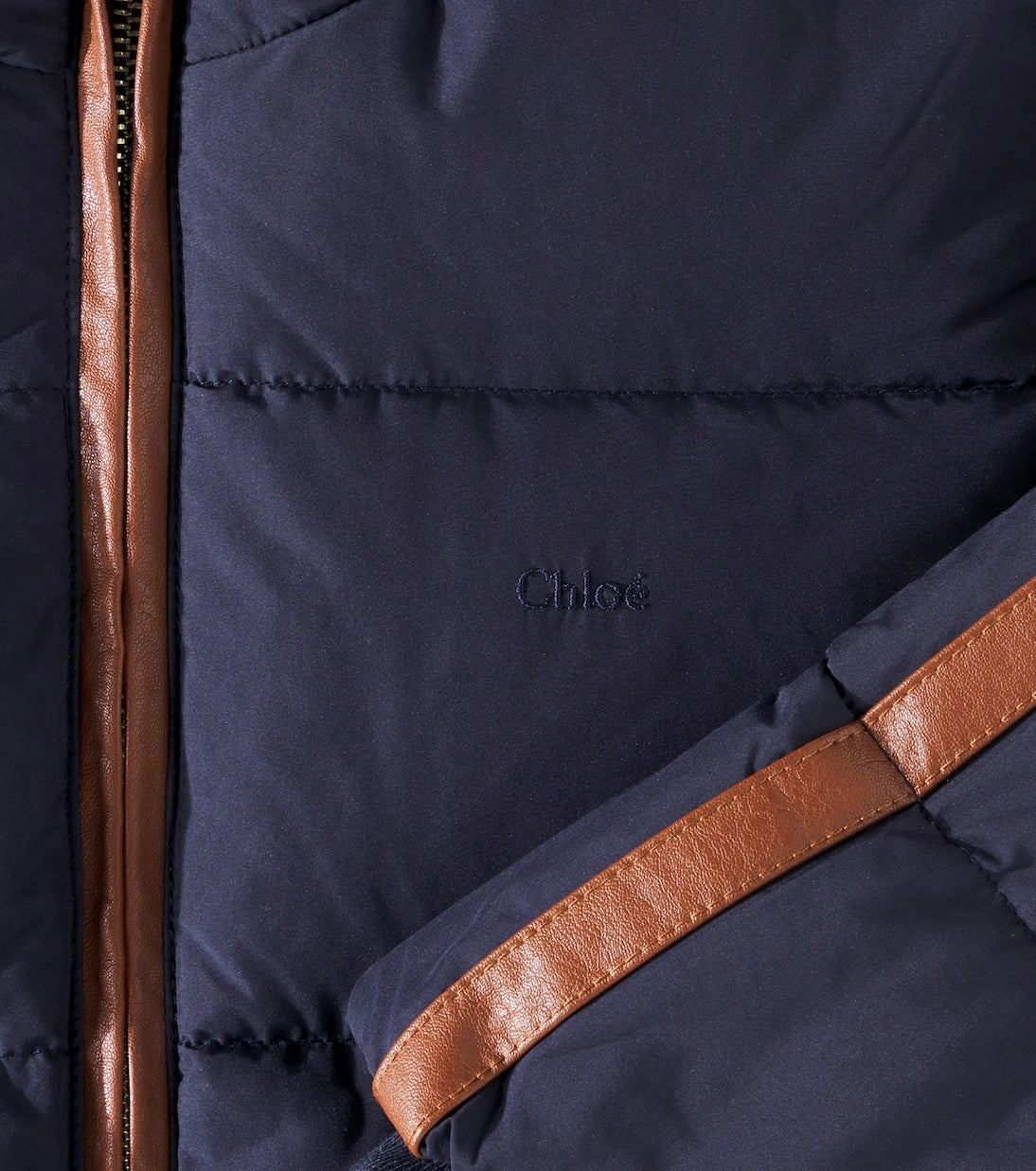 Chloé Kids - جاكيت منفوخ مبطن