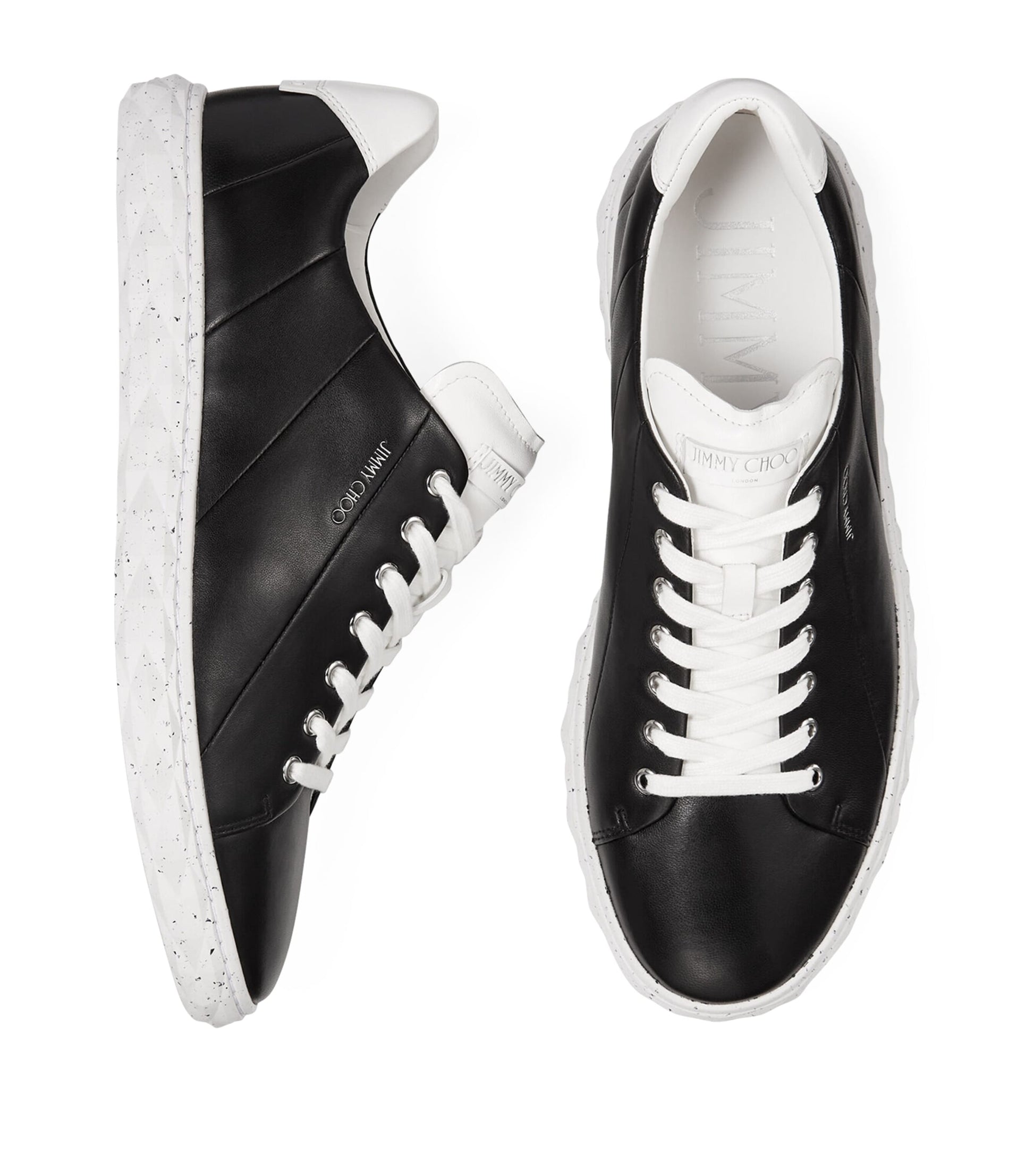 Jimmy Choo Diamond Light Leather Sneakers