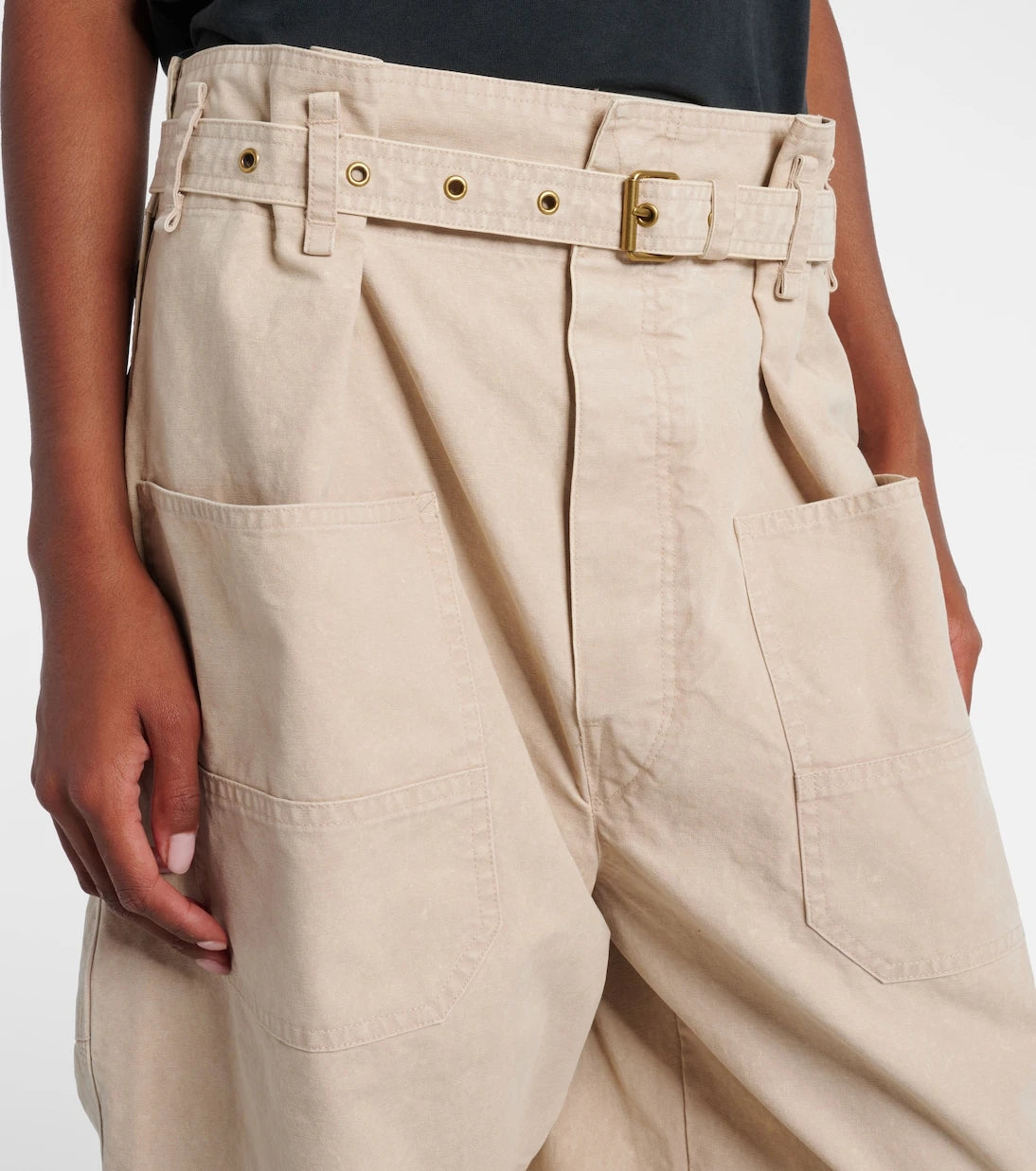 Marant Etoile - Mathilda koton kargo pantolon