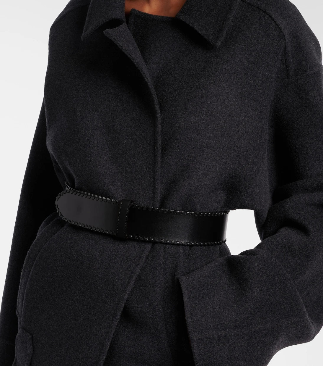 Khaite - Theo leather belt